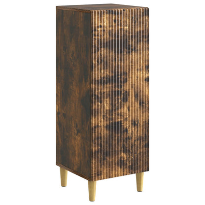 Serviesskap Røkt Eik 33 x 34,5 x 90 cm Konstruert tre