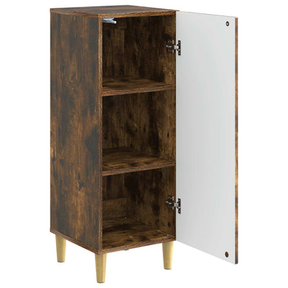 Serviesskap Røkt Eik 33 x 34,5 x 90 cm Konstruert tre