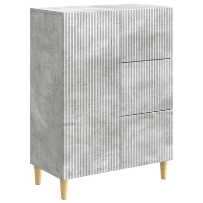 Serviesskap Betonggrå 66 x 34,5 x 90 cm Konstruert tre