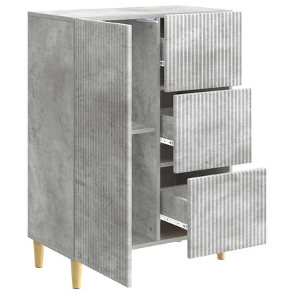 Serviesskap Betonggrå 66 x 34,5 x 90 cm Konstruert tre