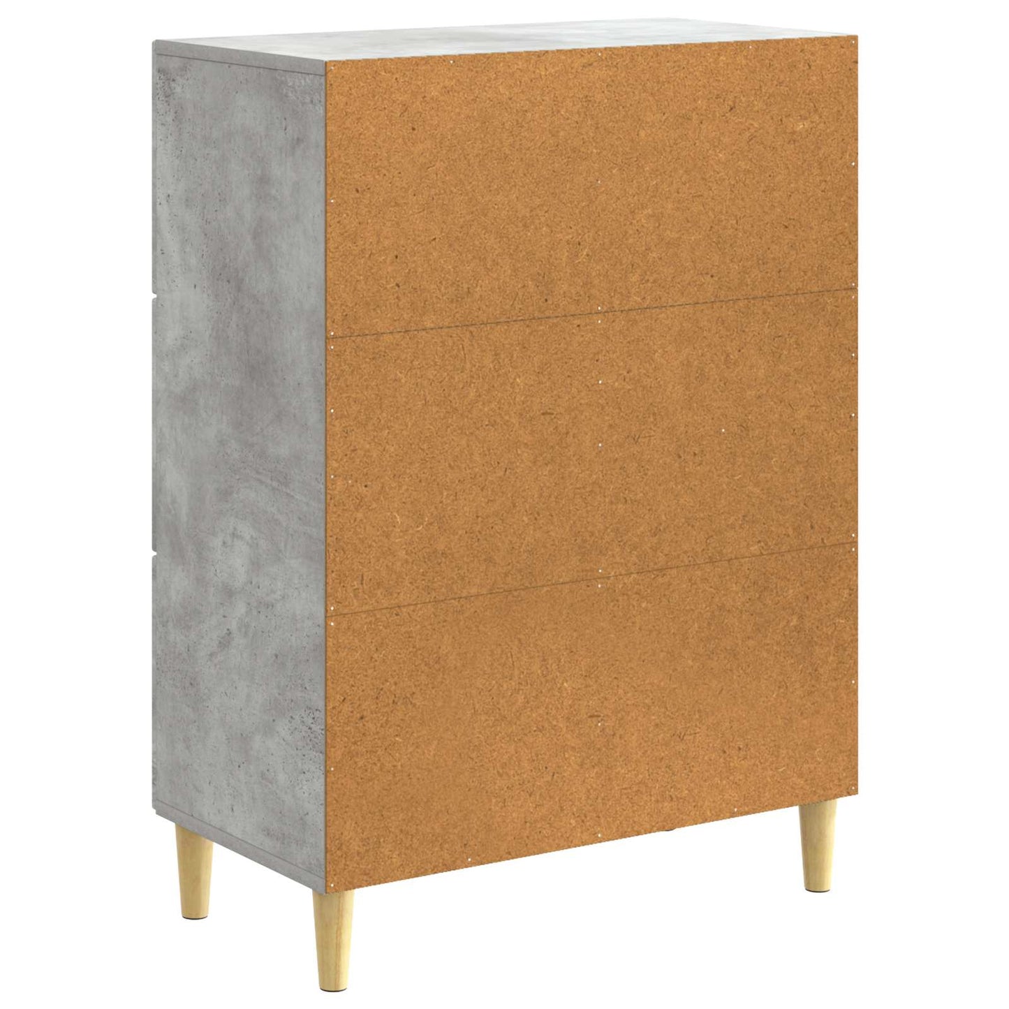 Serviesskap Betonggrå 66 x 34,5 x 90 cm Konstruert tre