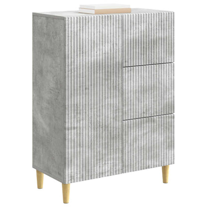 Serviesskap Betonggrå 66 x 34,5 x 90 cm Konstruert tre