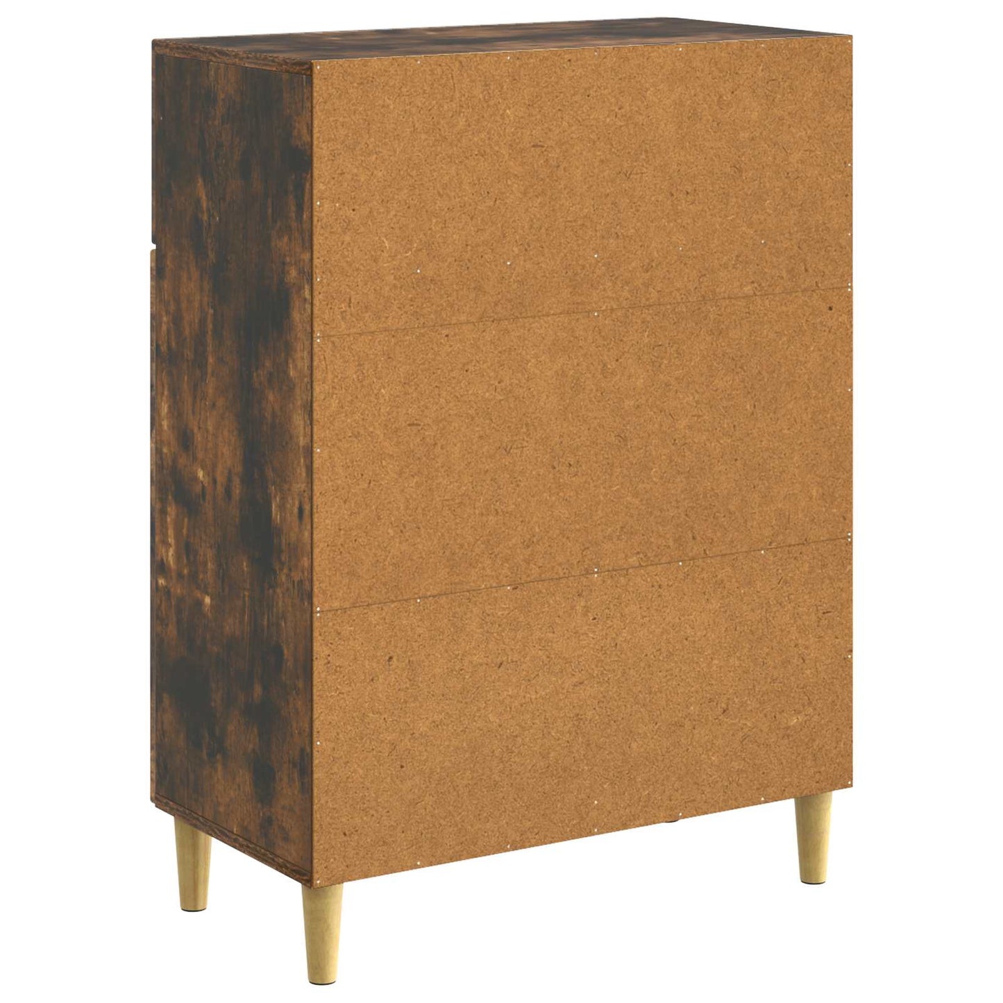 Serviesskap med skuff Røkt Eik 66 x 34,5 x 90 cm Konstruert tre