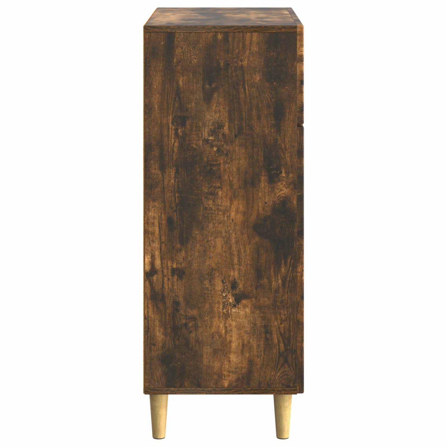 Serviesskap med skuff Røkt Eik 66 x 34,5 x 90 cm Konstruert tre