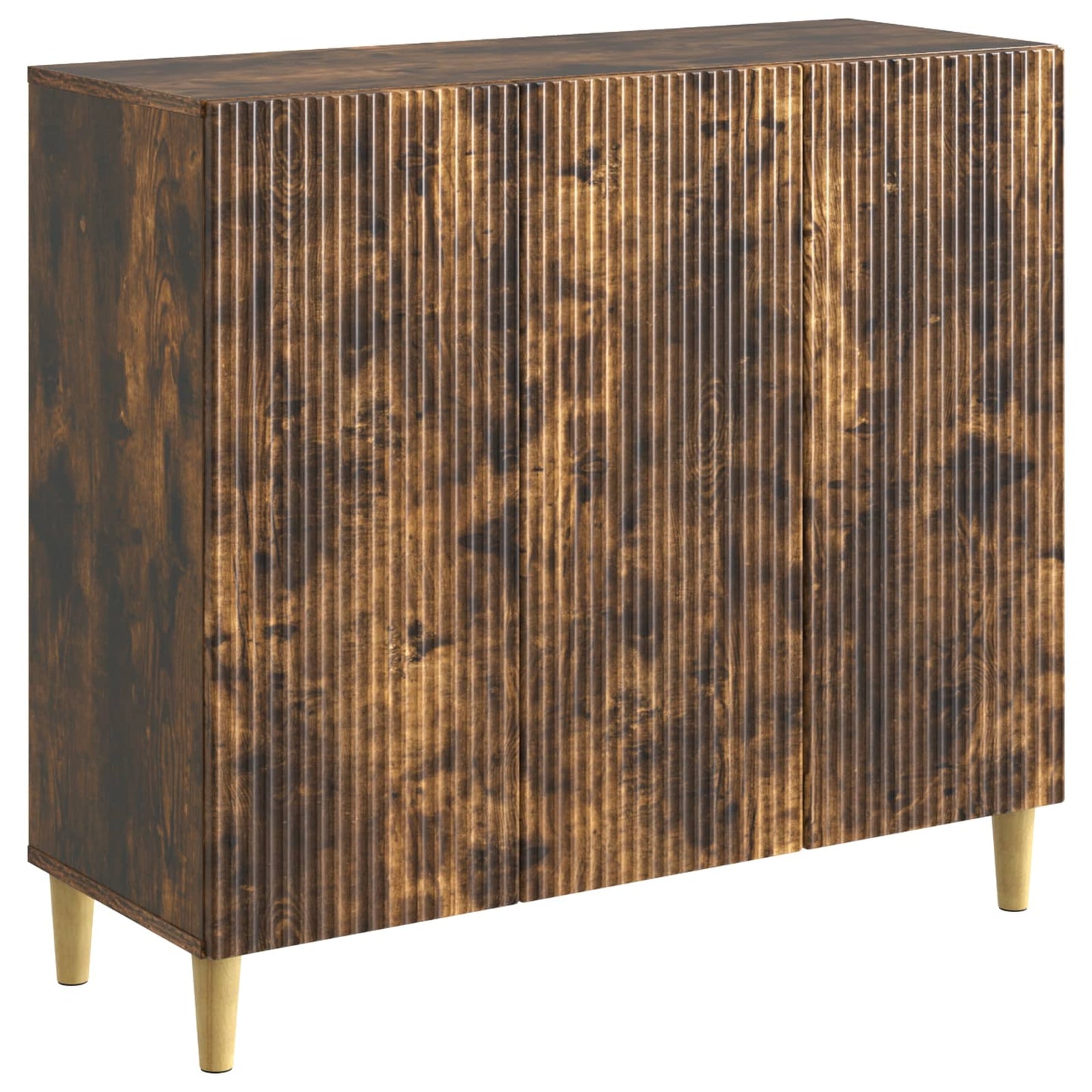 Serviesskap Røkt Eik 89 x 34,5 x 80 cm Konstruert tre