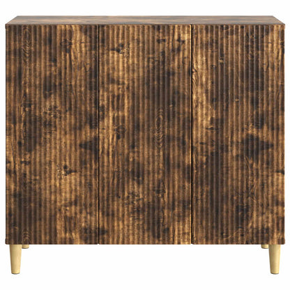 Serviesskap Røkt Eik 89 x 34,5 x 80 cm Konstruert tre