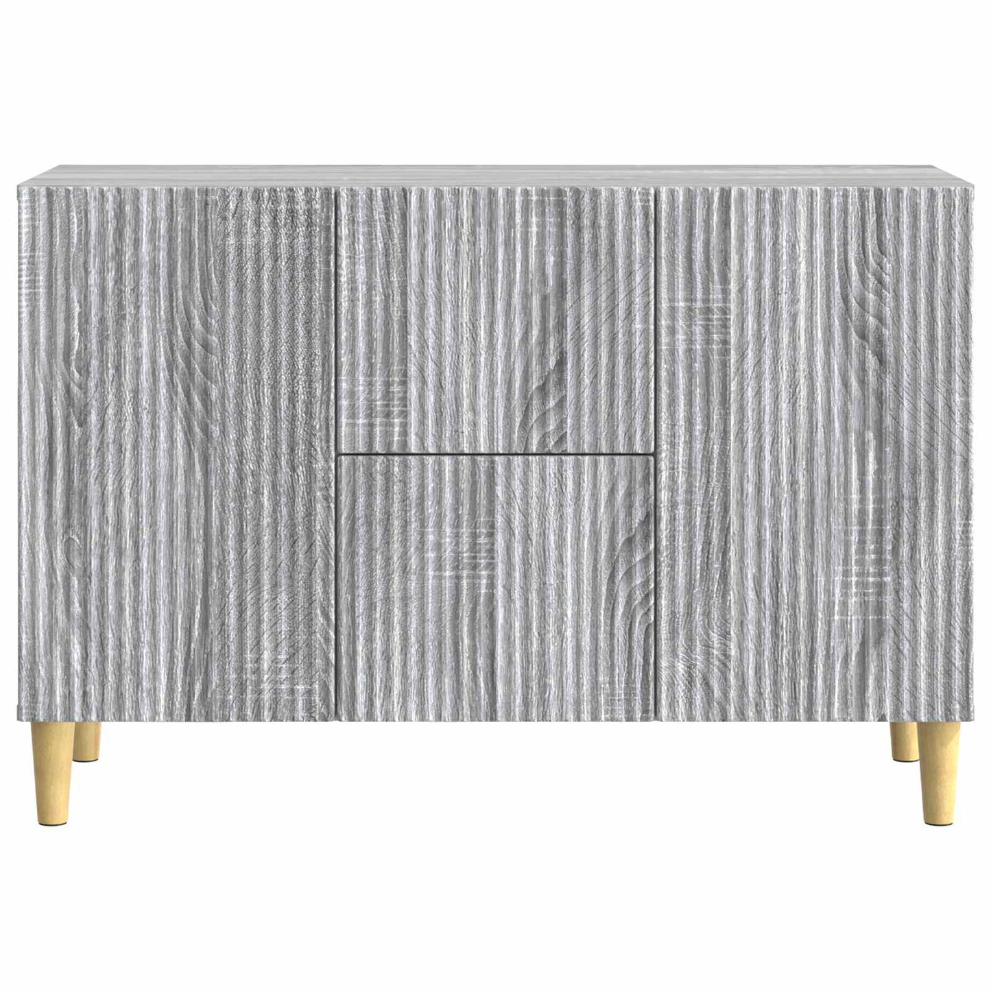 Serviesskap Grå sonoma 89 x 34,5 x 60 cm Konstruert tre