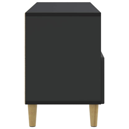 TV-skap med skuff Svart 102 x 34,5 x 50 cm Konstruert tre