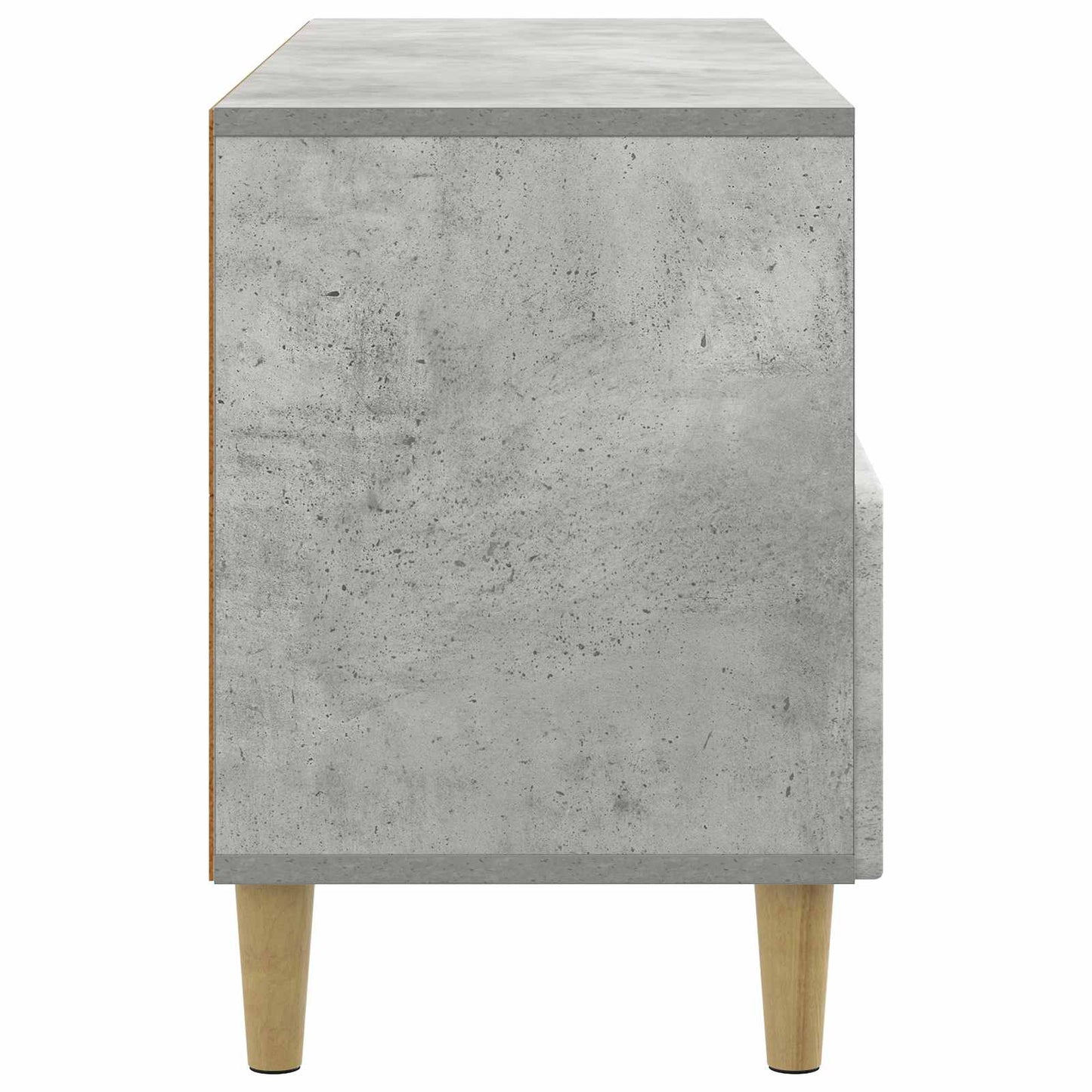TV-skap med skuff Betonggrå 102 x 34,5 x 50 cm Konstruert tre