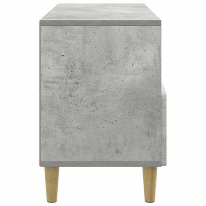 TV-skap med skuff Betonggrå 102 x 34,5 x 50 cm Konstruert tre