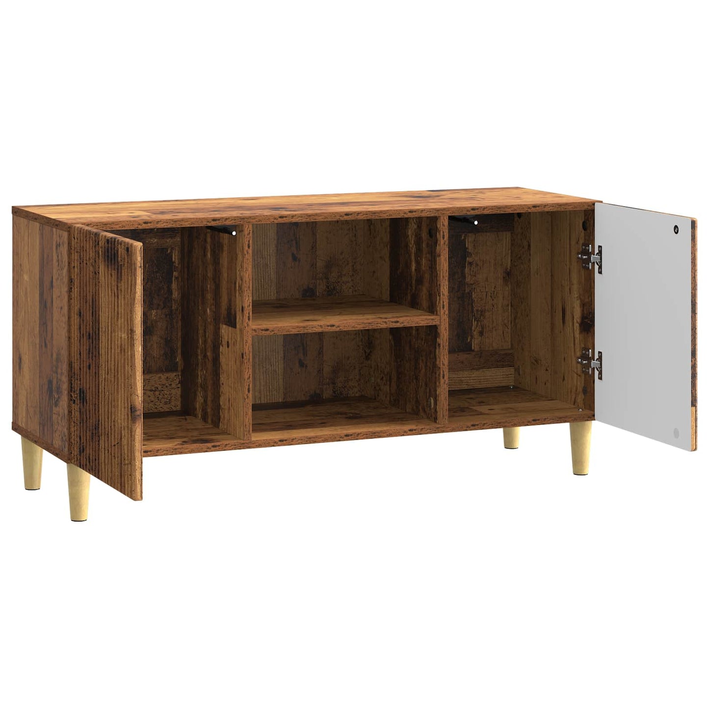 TV-skap Gammelt tre 102 x 34,5 x 50 cm Konstruert tre