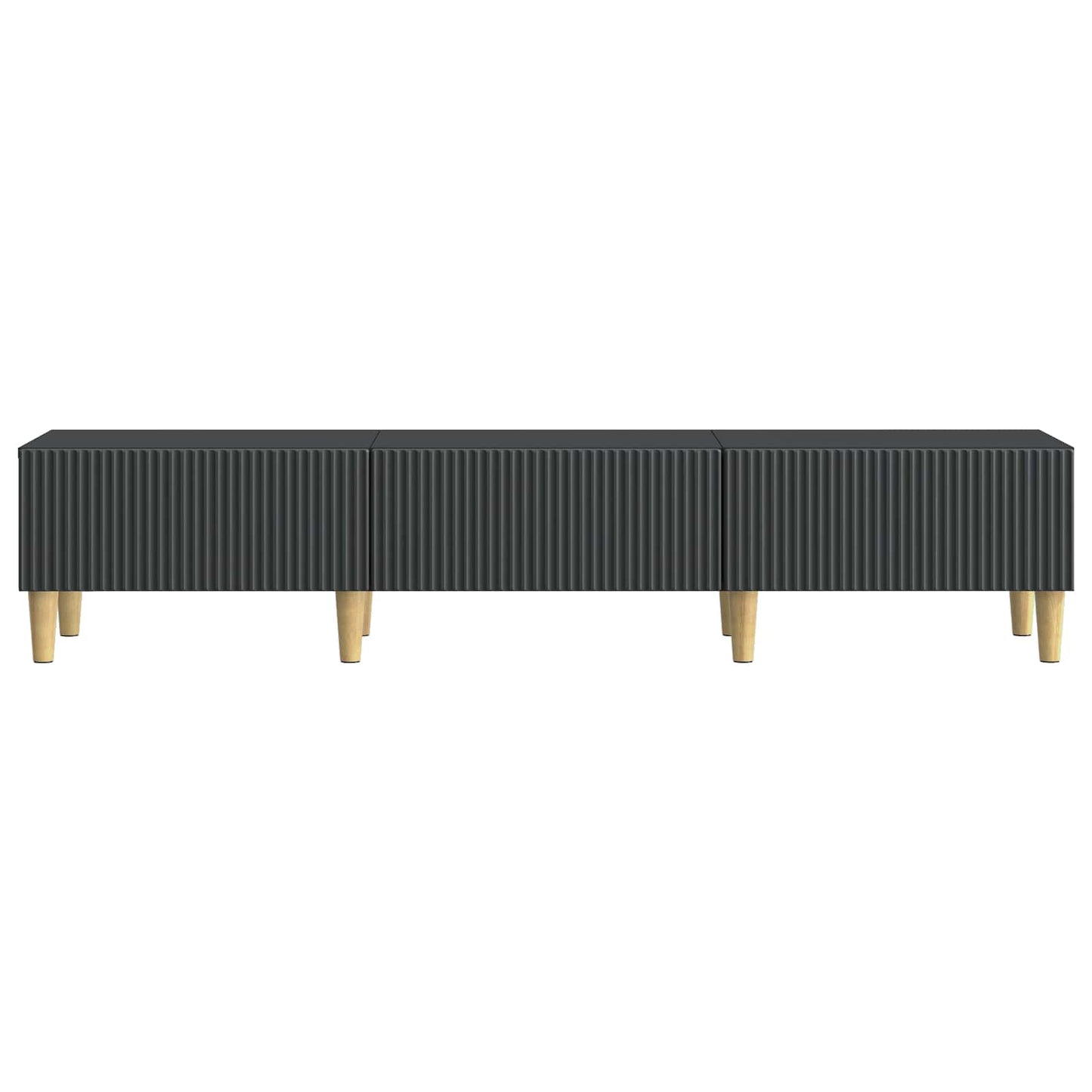 TV-skap med skuff Svart 147 x 34,5 x 30 cm Konstruert tre