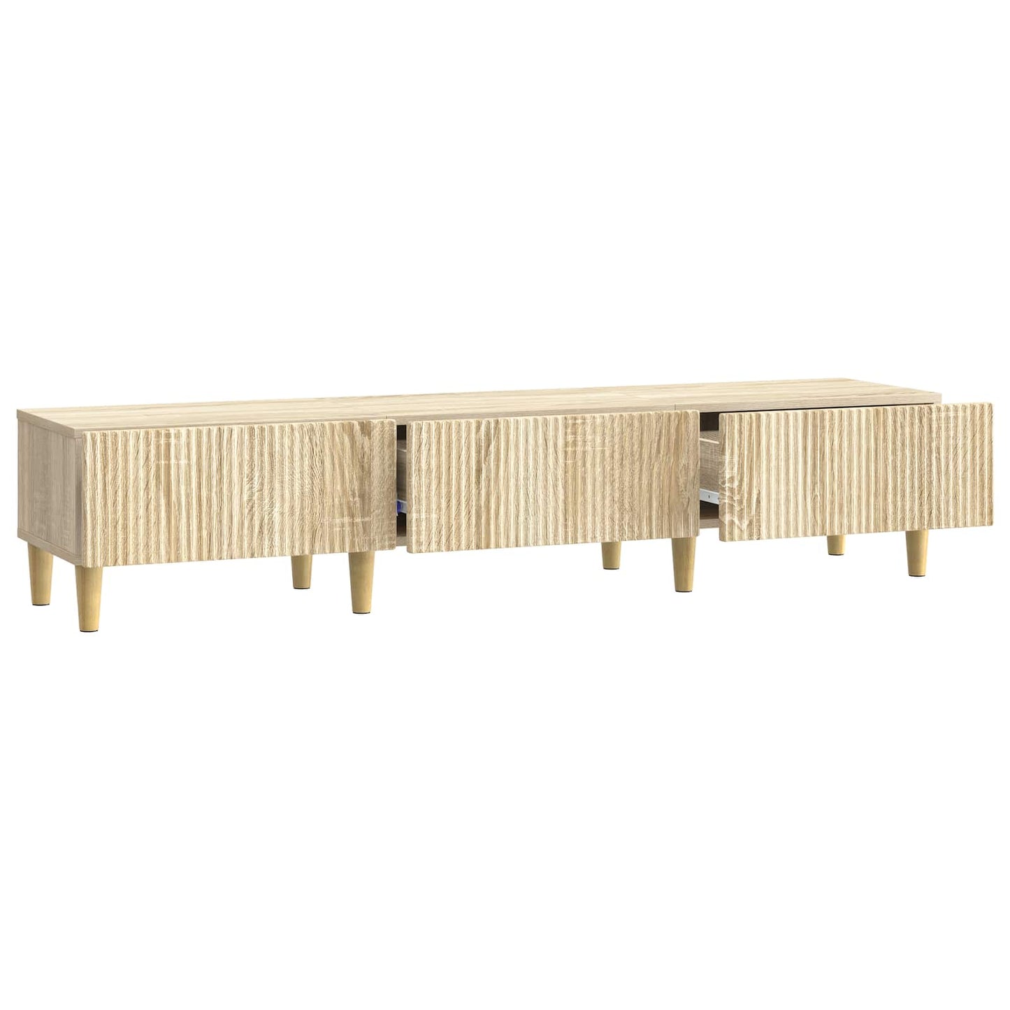 TV-skap med skuff Sonoma eik 147 x 34,5 x 30 cm Konstruert tre
