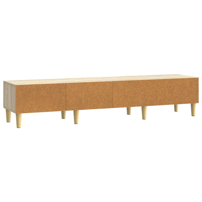 TV-skap med skuff Sonoma eik 147 x 34,5 x 30 cm Konstruert tre