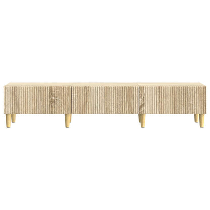 TV-skap med skuff Sonoma eik 147 x 34,5 x 30 cm Konstruert tre