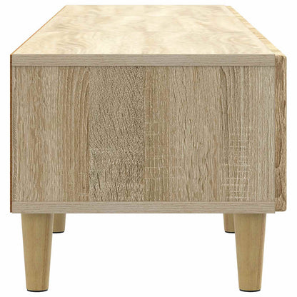 TV-skap med skuff Sonoma eik 147 x 34,5 x 30 cm Konstruert tre