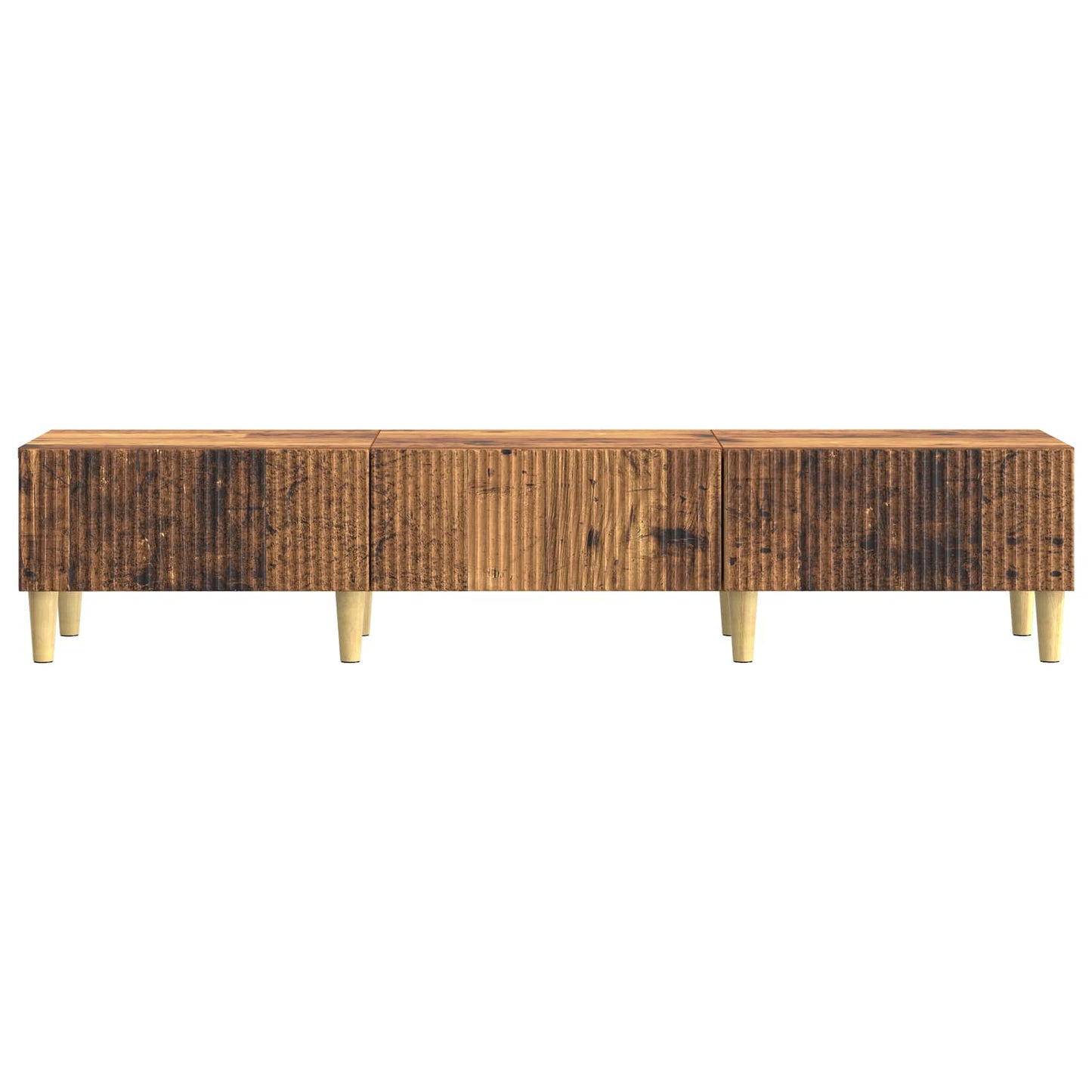TV-skap med skuff Gammelt tre 147 x 34,5 x 30 cm Konstruert tre