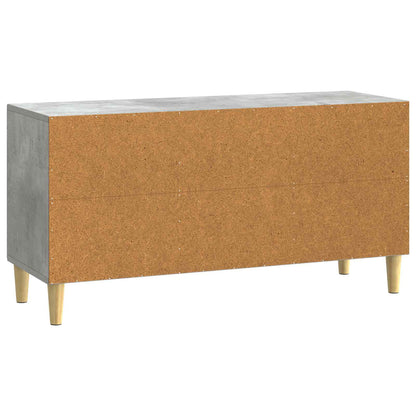 TV-skap Betonggrå 99 x 34,5 x 50 cm Konstruert tre