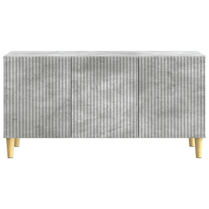 TV-skap Betonggrå 99 x 34,5 x 50 cm Konstruert tre