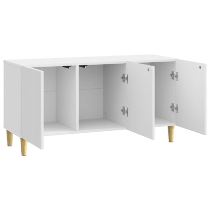 TV-skap Høgglans hvit 99 x 34,5 x 50 cm Konstruert tre