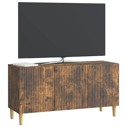 TV-skap Røkt Eik 99 x 34,5 x 50 cm Konstruert tre