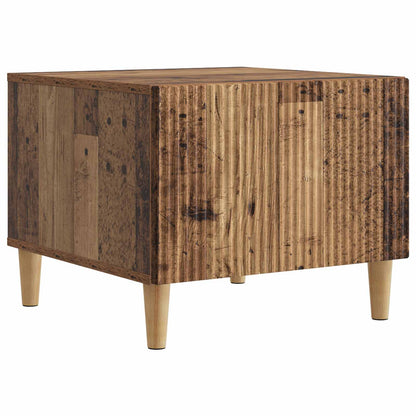 Kaffebord med skuff Gammelt tre 49 x 50 x 40 cm Konstruert tre