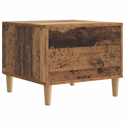 Kaffebord med skuff Gammelt tre 49 x 50 x 40 cm Konstruert tre