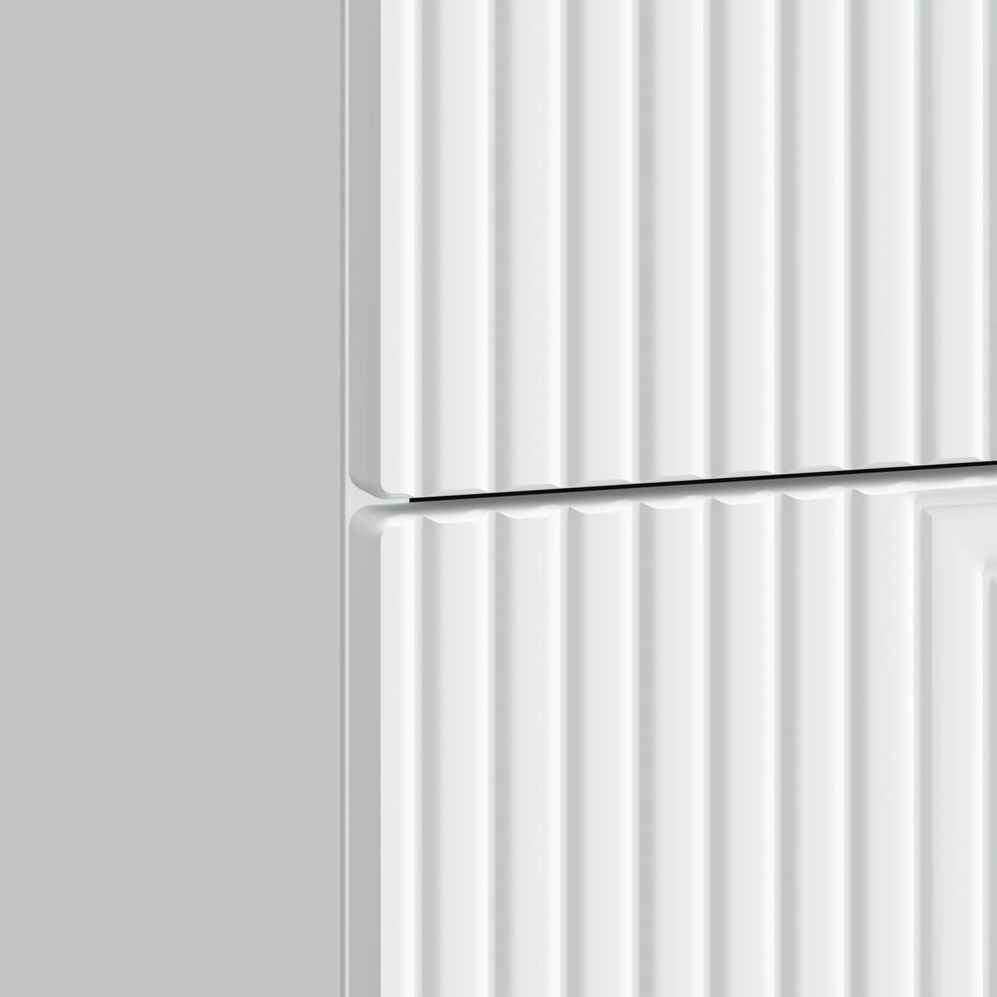 Nattbordskap 2 pcs Hvit 43 x 34,5 x 47,5 cm Konstruert tre