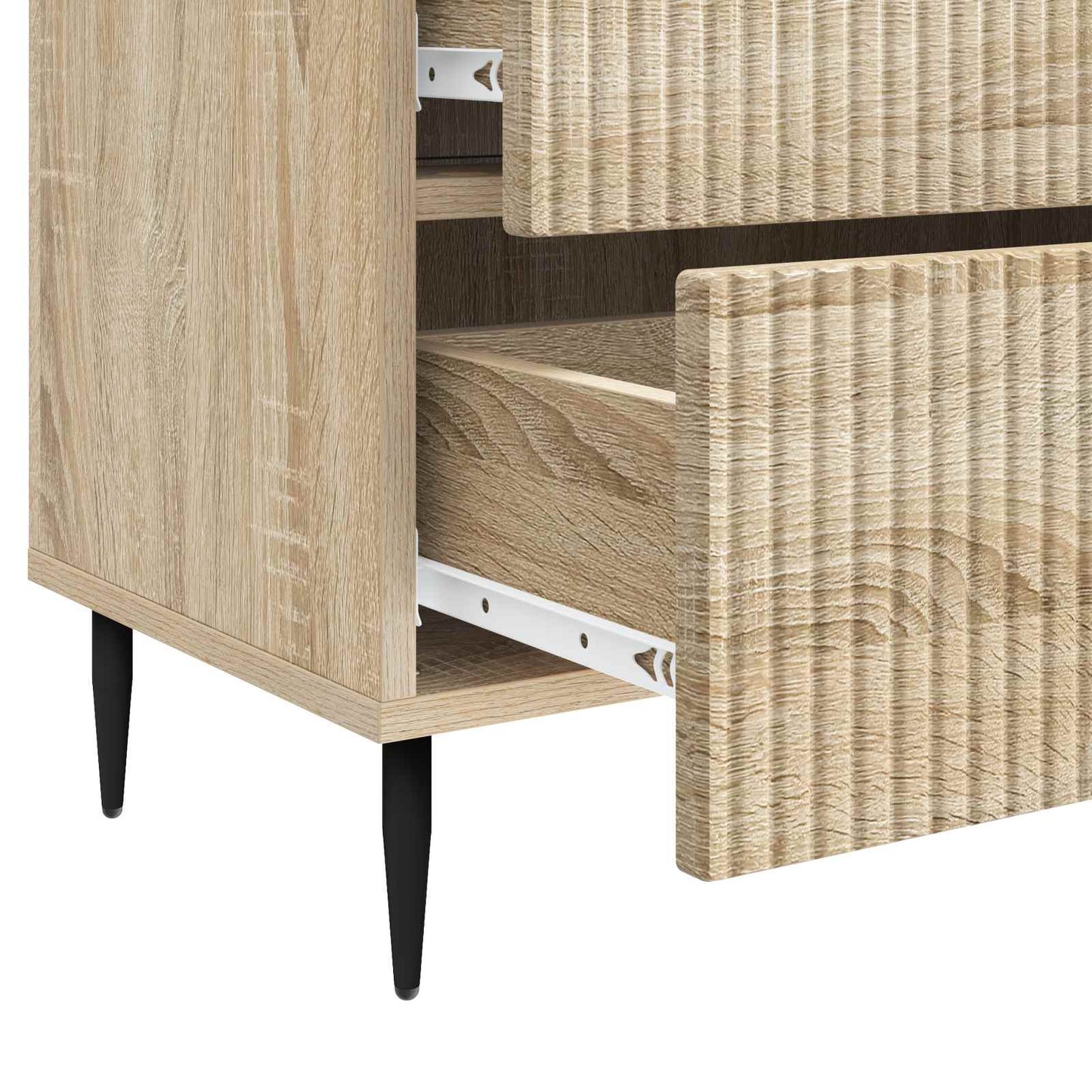 Nattbordskap Sonoma eik 62 x 34,5 x 47,5 cm Konstruert tre