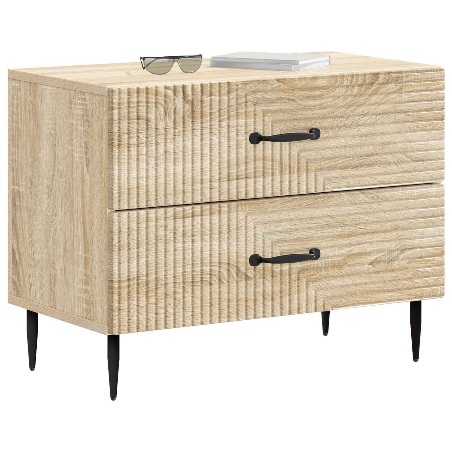 Nattbordskap Sonoma eik 62 x 34,5 x 47,5 cm Konstruert tre