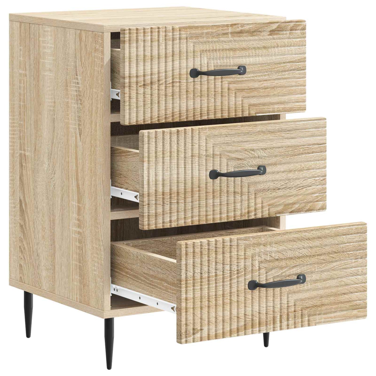 Nattbordskap Sonoma eik 43 x 41 x 66,5 cm Konstruert tre