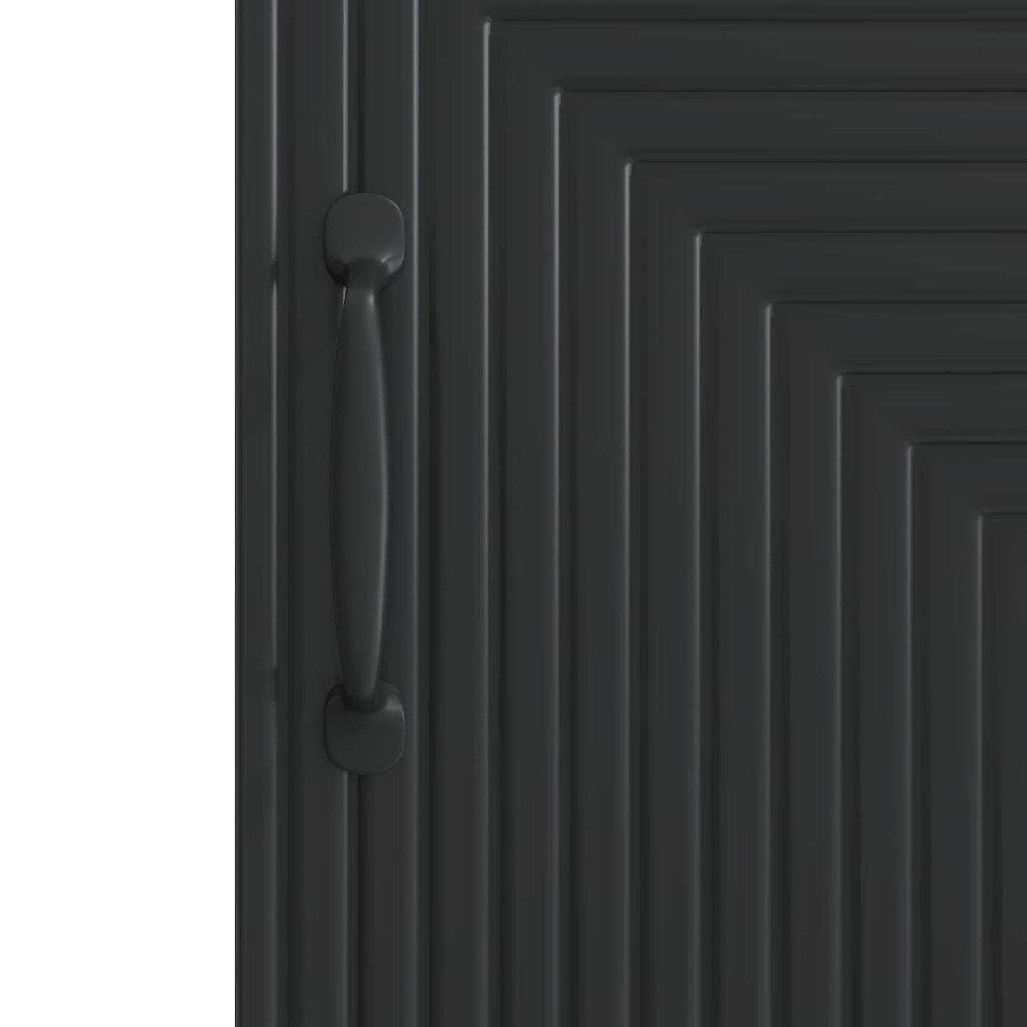 Serviesskap Svart 33 x 34,5 x 89,5 cm Konstruert tre