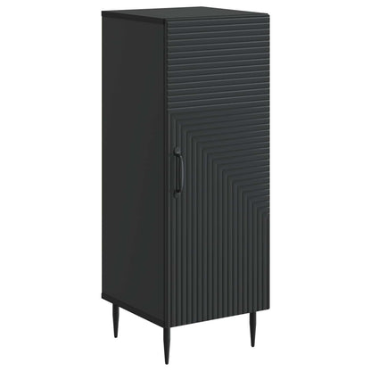 Serviesskap Svart 33 x 34,5 x 89,5 cm Konstruert tre
