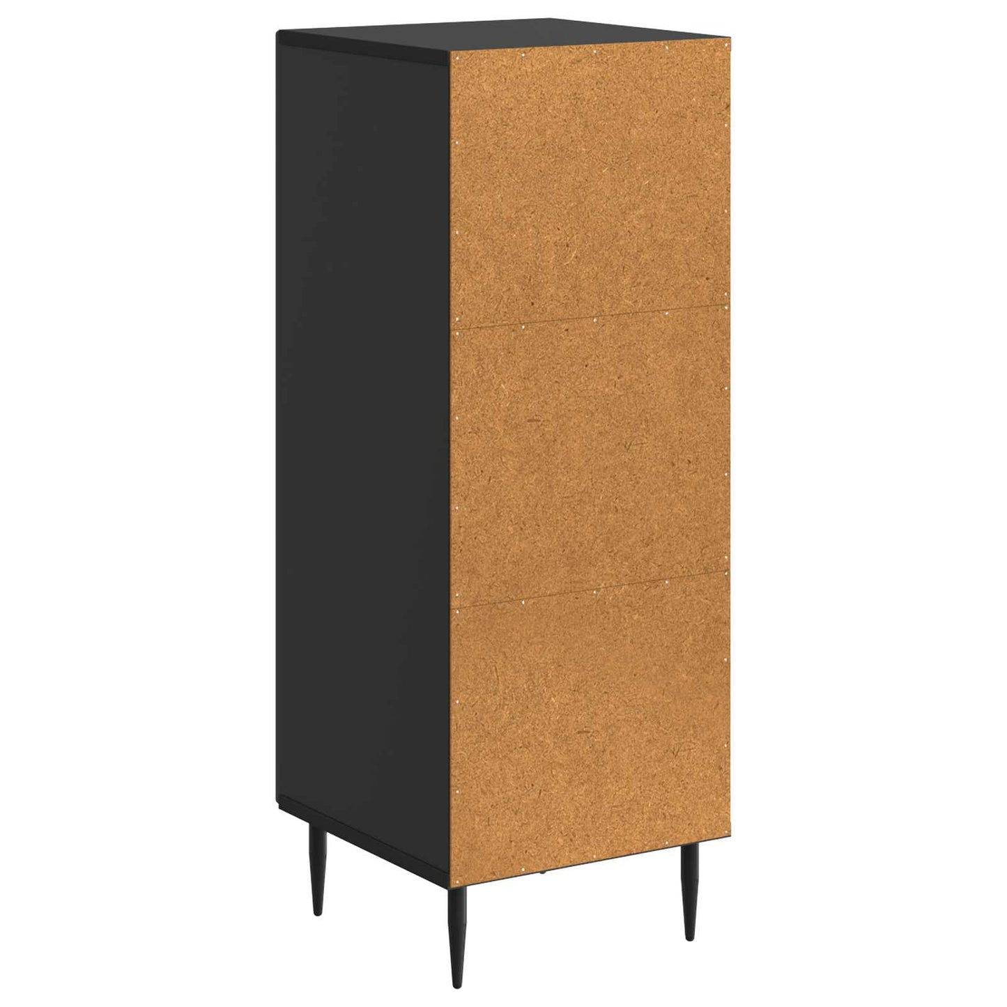Serviesskap Svart 33 x 34,5 x 89,5 cm Konstruert tre