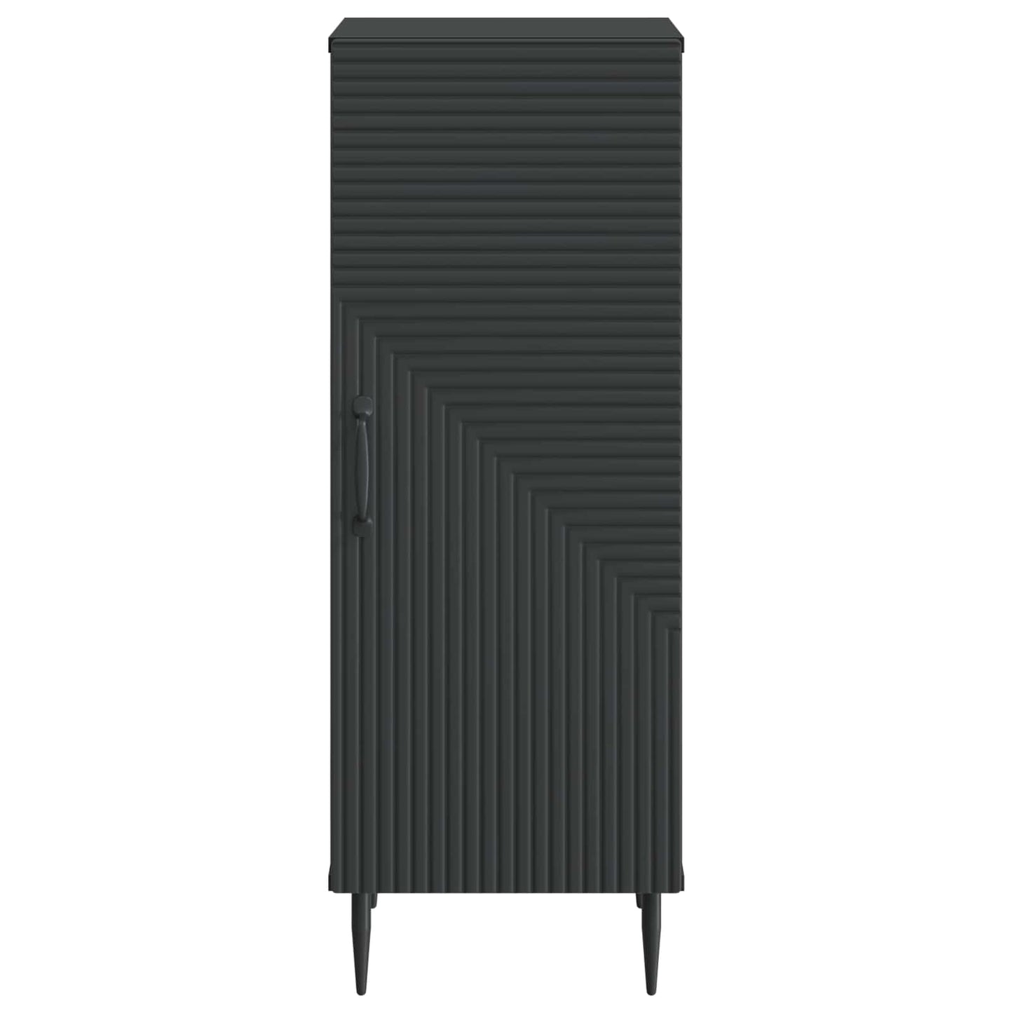 Serviesskap Svart 33 x 34,5 x 89,5 cm Konstruert tre