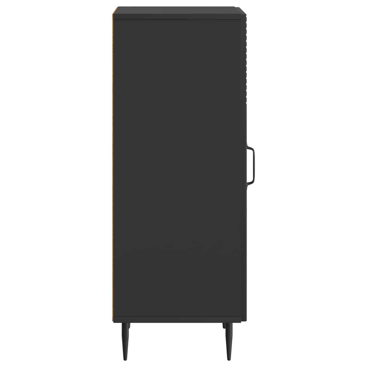 Serviesskap Svart 33 x 34,5 x 89,5 cm Konstruert tre
