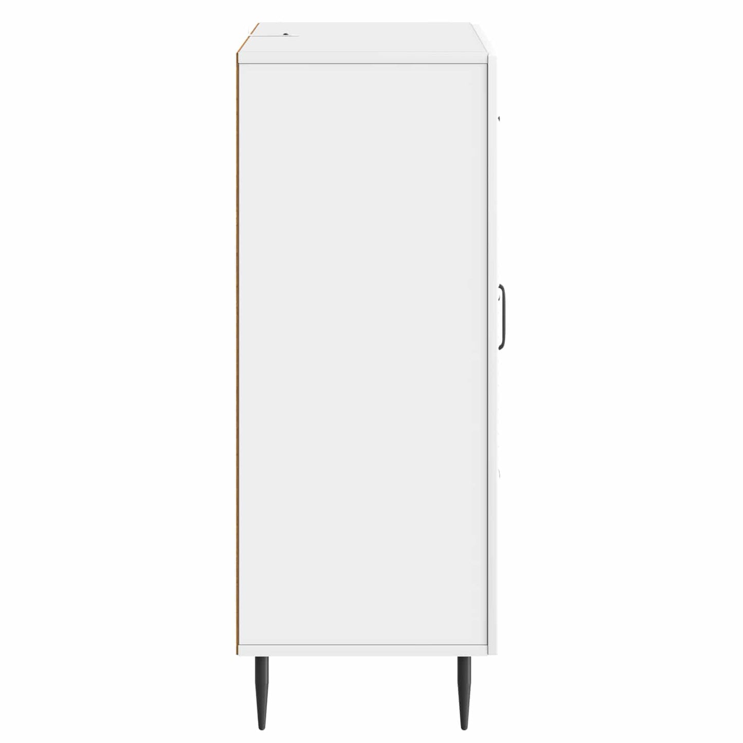 Serviesskap Høgglans hvit 66 x 34,5 x 89,5 cm Konstruert tre