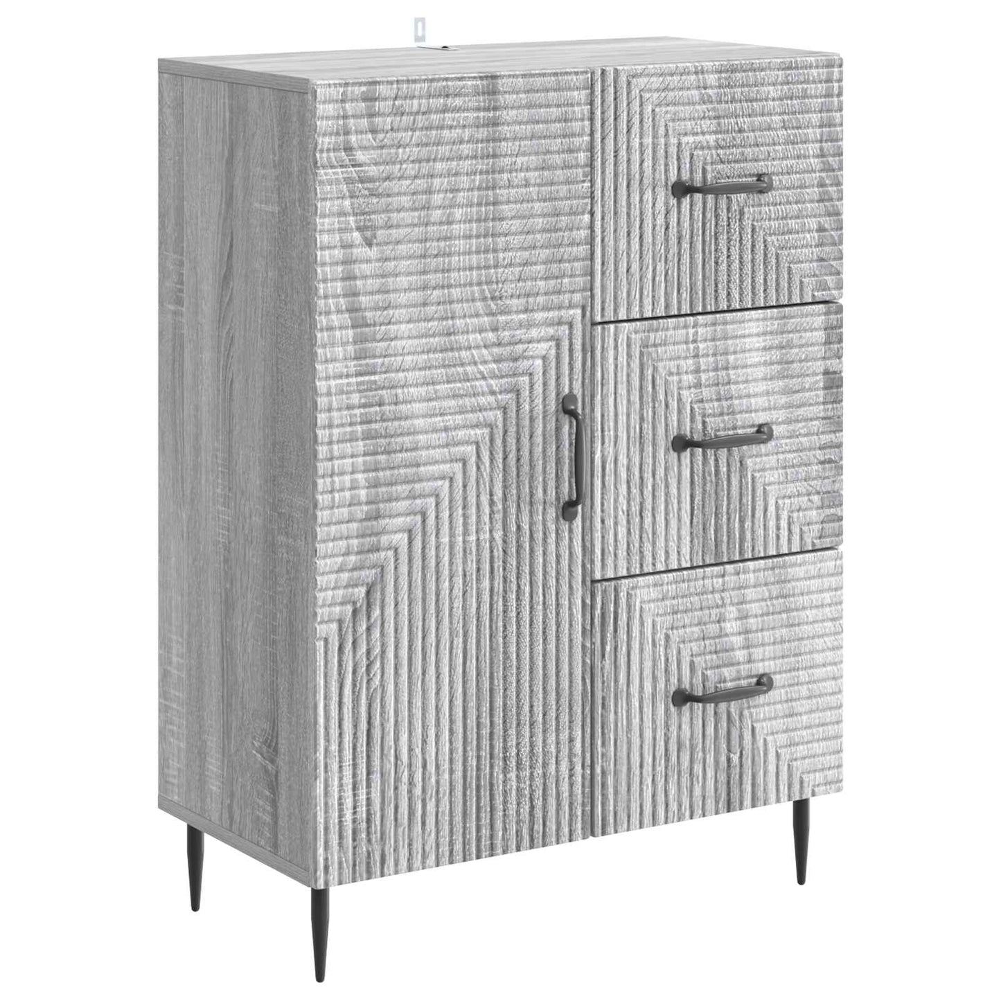 Serviesskap Grå sonoma 66 x 34,5 x 89,5 cm Konstruert tre