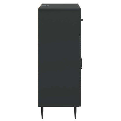 Serviesskap med skuff Svart 66 x 34,5 x 89,5 cm Konstruert tre