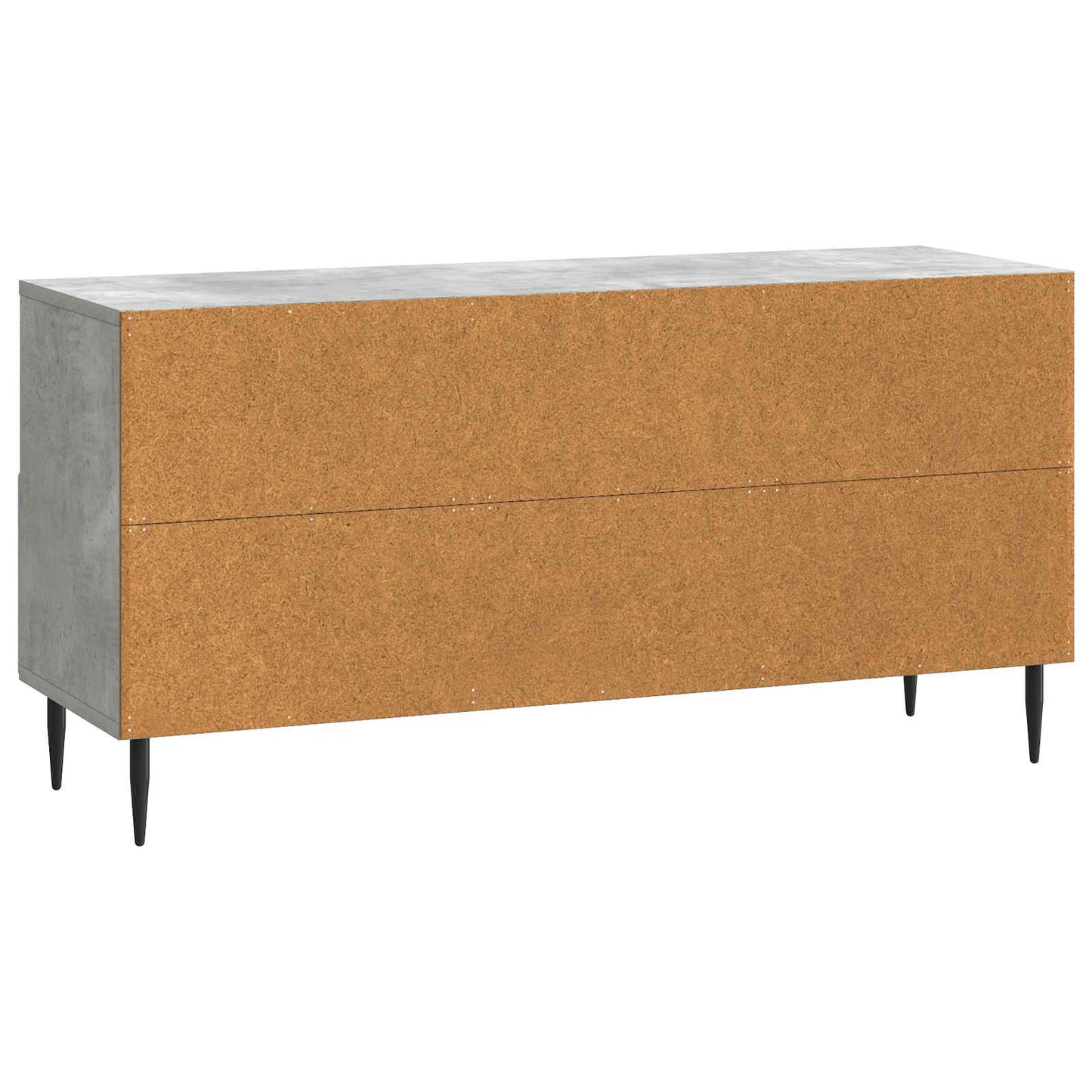 TV-skap med skuff Betonggrå 102 x 34,5 x 50 cm Konstruert tre