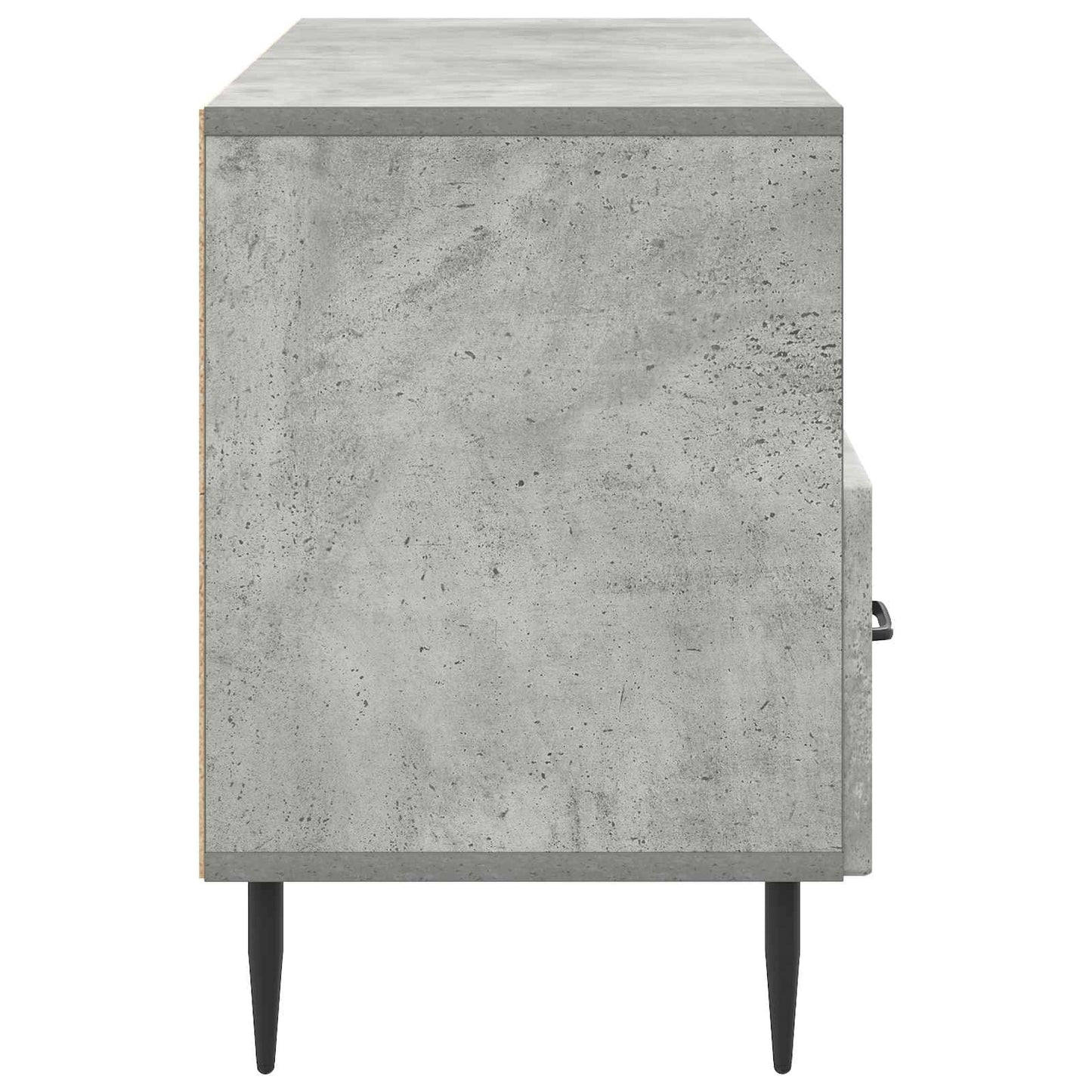 TV-skap med skuff Betonggrå 102 x 34,5 x 50 cm Konstruert tre