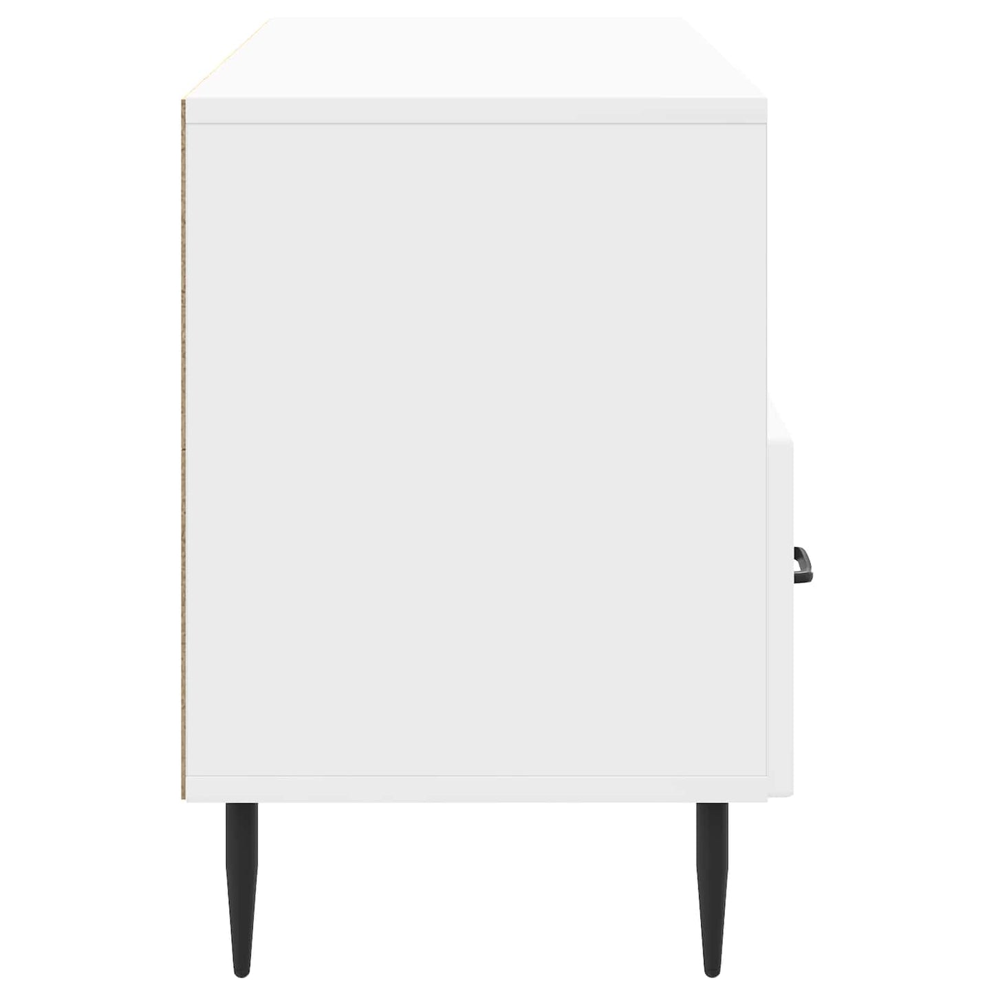 TV-skap Høgglans hvit 102 x 34,5 x 50 cm Konstruert tre