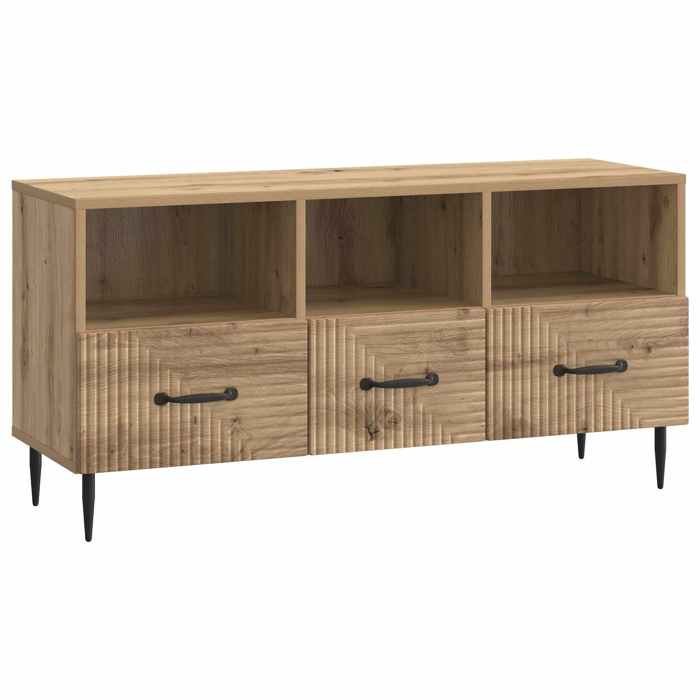 TV-skap med skuff Artisan eik 102 x 34,5 x 50 cm Konstruert tre