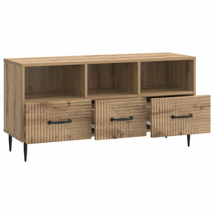 TV-skap med skuff Artisan eik 102 x 34,5 x 50 cm Konstruert tre