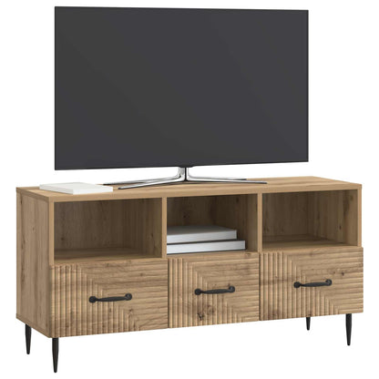 TV-skap med skuff Artisan eik 102 x 34,5 x 50 cm Konstruert tre