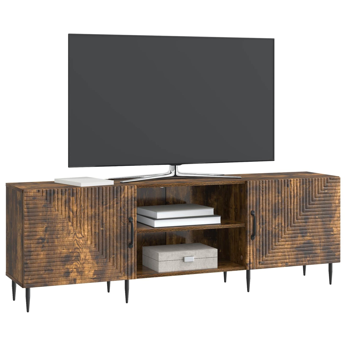 TV-skap Røkt Eik 150 x 31 x 50 cm Konstruert tre