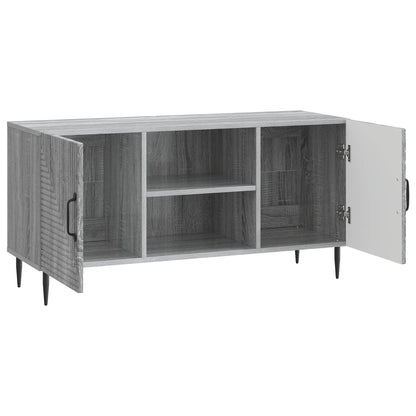 TV-skap Grå sonoma 102 x 34,5 x 50 cm Konstruert tre