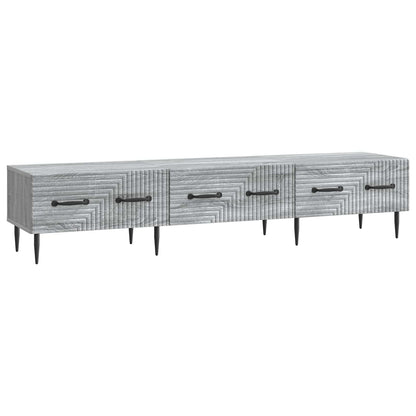 TV-skap med skuff Grå sonoma 147 x 34,5 x 30 cm Konstruert tre