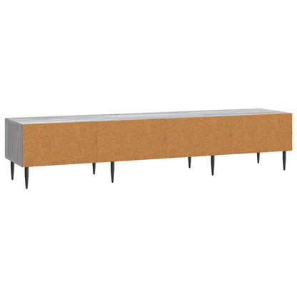 TV-skap med skuff Grå sonoma 147 x 34,5 x 30 cm Konstruert tre