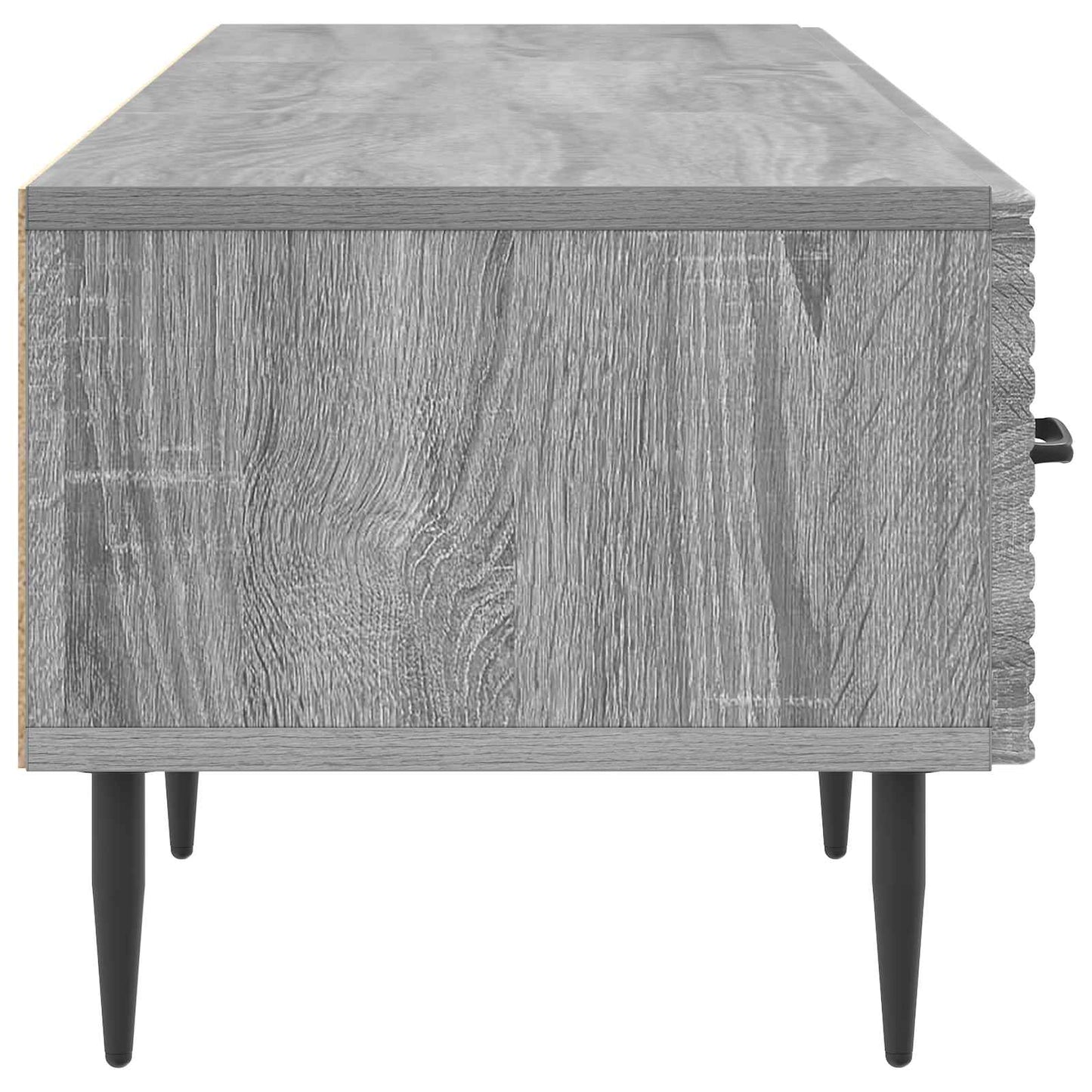 TV-skap med skuff Grå sonoma 147 x 34,5 x 30 cm Konstruert tre